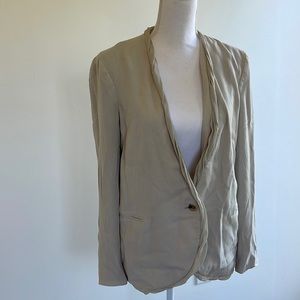 Helmet Lang Silk Blazer